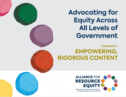 Advocating for Equity Across All Levels of Government - Dimension 4 – Empowering Rigorous Content